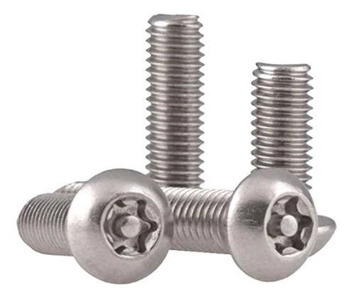 Tornillo Seguridad Torx Botón Inoxidable Numérico T-304