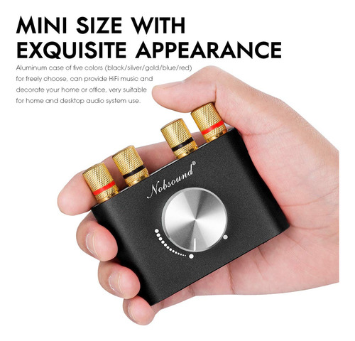 Mini Amplificador Nobsound Hi-fi Digital Amp 50w Bluetooth N