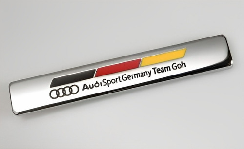 Emblema Metálico Audi Sport A1 A3 A4 A5 A6 A7 Tt Q1 Q2 Q3 Q5