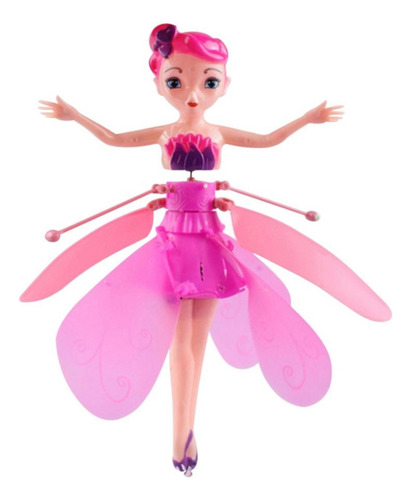 Fadinha Mágica Boneca Fada Voadora Sensor De Mão Brinquedo