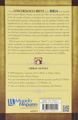 Concordancia Breve De La Biblia