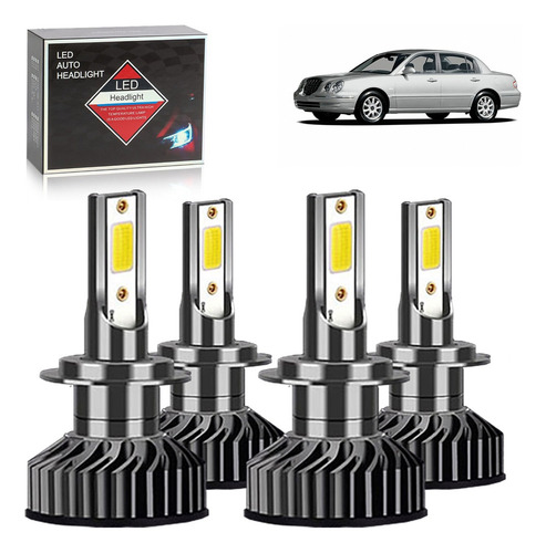F2 Kit De Focos Led Luz Alta/baja/niebla For Kia