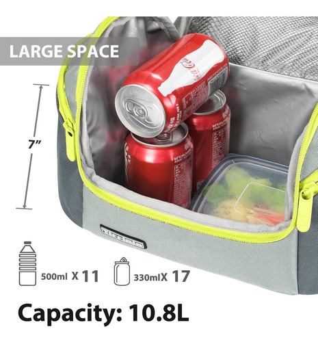 Tirrinia Insulated Lunch Box For Women Men, Leakproof Therma