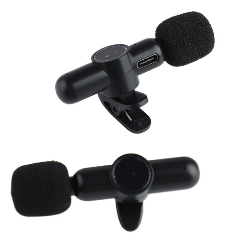 Micrófono Inalámbrico Con Clip, Receptor Lavalier De Solapa