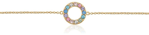 Pulsera Olivia Burton Rainbow Enchapado En Oro 18k Objrbb22