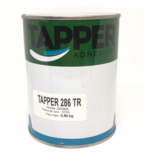 Imagen 2 de 6 de Adhesivo De Contacto Tapper Tr286 800gr. Ideal Calzado