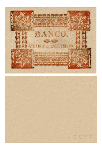 Billete 20 Decimos Banco Nacional 1826 - Copia 343