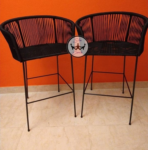 Set De 2 Banquetas Gervasoni Negro Negro