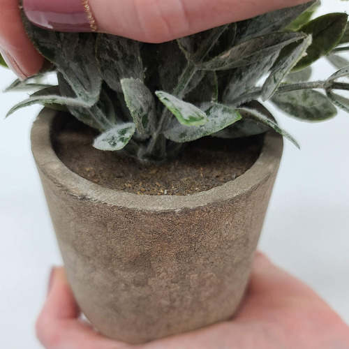 Set De 3 Mini Plantas Artificiales De Interior En Maceta