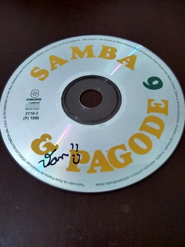 Cd Samba E Pagode Volume 6 1996 (Usado)