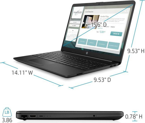 2021 La Computadora Portátil Antirreflejo Hp 15.6 Fhd 1080p