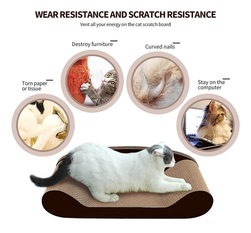 Cama De Rascador De Gato De Gran Tamaño Halovie, Sofá De De