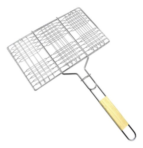 Cesta Para Grelhar, Grelhar E Grelhar Em Aço 33,5cmx20cm