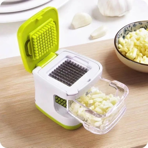 Cortador Para Ajos Con Recipiente