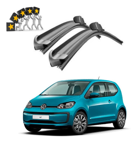 Plumas Limpiaparabrisas Flexibles Vw Up 2016 2017 2018 2019