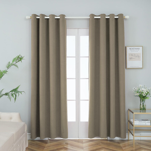 Pleasant Boulevard Cortinas 100% Opacas [2 Paneles] Elegante