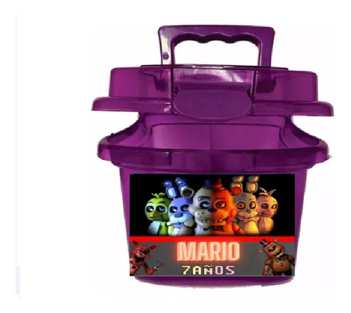 25 Dulceros Cajitas Fnaf Personalizadas Five Nights + Regalo