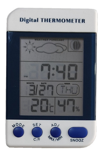 Termohigrómetro Digital - Estación Metrólogica