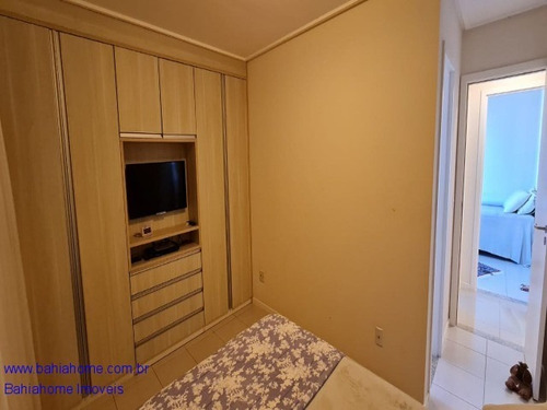 Imagem 15 de 30 de Com Ambientes Amplos & Vista Para O Mar Esse Apartamento Com Dois Quartos A Venda Na Colina A Em Patamares - Ap1112mc