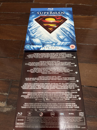 Box Superman The Motion Pictures Anthology 8 Bds- Importado (Usado)