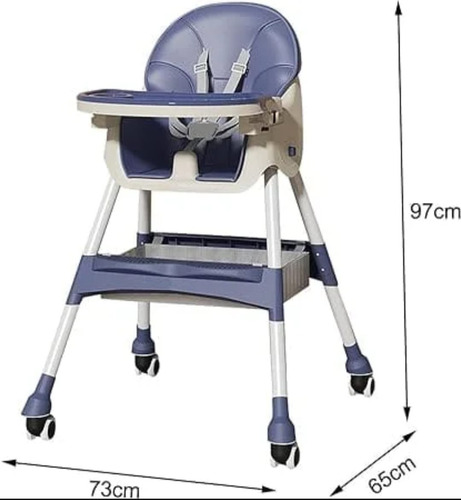Silla De Comer Bebé Altura Ajustable 2 En 1 .r
