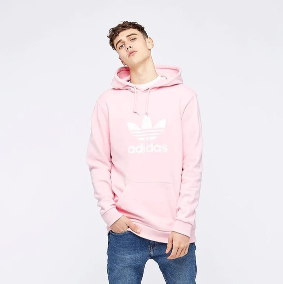 sudadera adidas rosa hombre