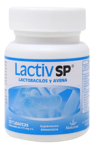 Lactiv Sp ( Lactobacilos Y Avena) C/30 Tabletas Naturex Sabor Avena