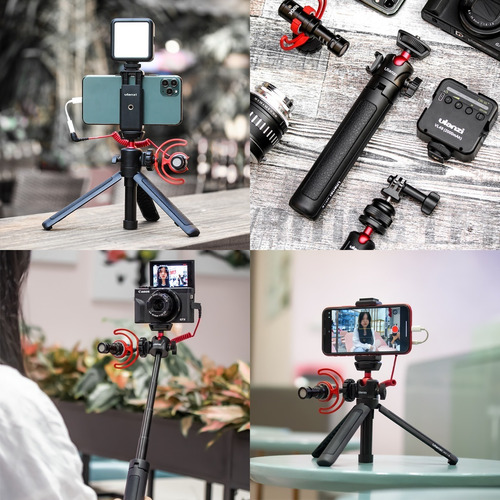 Imagen 4 de 8 de Tripode + Bola 360 Zapata Ulanzi Mt-16 Palo Selfie Premium