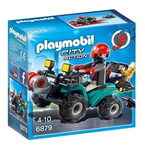 Playmobil Fugitivo Com Quadriciclo