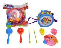 Comprar Set Instrumentos Musicales Para La Novena Navideña Tambor X6