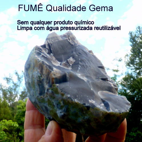 Fumê Bruto Natural Pedra Preciosa Qualidade Gema 7112