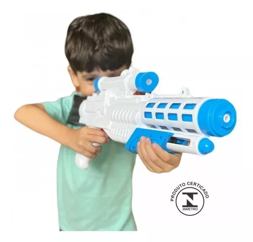 Lançador Arma De Água Super Grande Arminha Brinquedo Criança