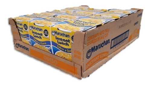 Imagen 4 de 6 de Caja Sopa Instantánea Maruchan Con Queso 12 Piezas