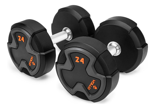 Halter Dumbbell Peso 24kg Hexagonal Treino Academia Vollo