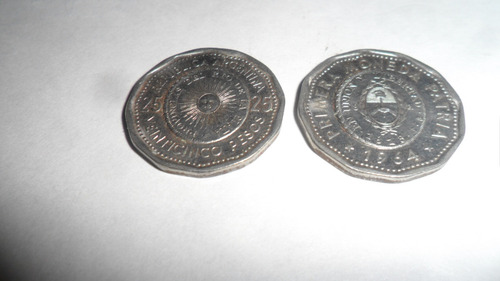 Moneda Argentina 25 Pesos 1964 (Usado)