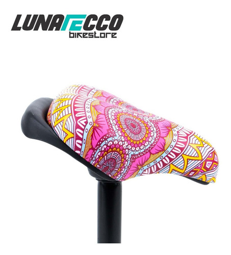 Asiento De Bicicleta Con Poste Rosa Niña Divertido Color Mandalas