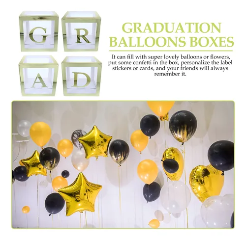 Caja De Globos Con Letras Para La Temporada De Graduación, 4