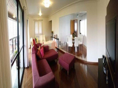 Imagem 2 de 15 de Apartamento Com 3 Dormitórios À Venda, 214 M² Por R$ 1.200.000 - Tatuapé - São Paulo/sp - Av2440