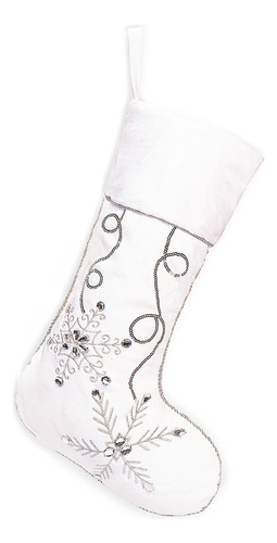 Calcetines Navideños Con Forma De Copo De Nieve En T, Calcet