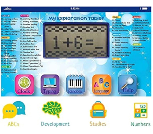 Tech Kidz My Exploration Toy Tablet Computadora De