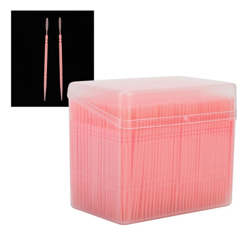 1100pcs/caja De Doble Cabeza De Limpieza De Dientes Palillo
