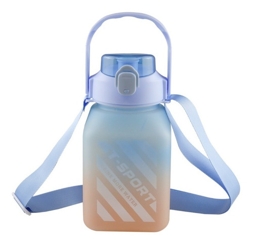 Imagen 1 de 10 de Bote De Agua Motivacional 1300 Ml Vaso Termo Cilindro