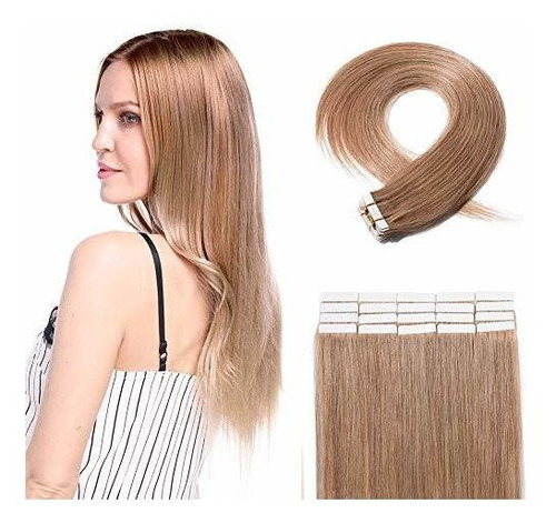 Cinta En Extensiones De Pelo 100% Remy Cabello Humano Zgd5b