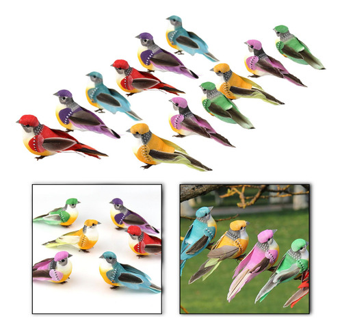 Figuras De Pájaros Artificiales Para Jardín, Decoración