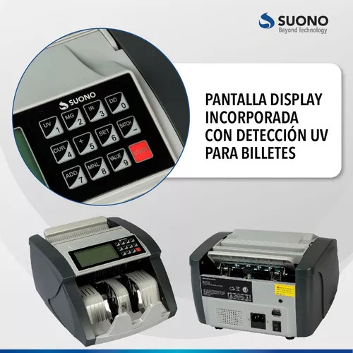 Máquina Cuenta Dinero Suono Snof-0001 Detecta Billete Falso