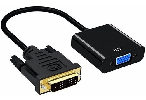 Conversor Adaptador Dvi-d 24+1 Macho P/ Vga 15pin Femea