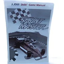 Comprar Sprint Master * Só O Manual Original Do Jogo * Atari Loja Rj