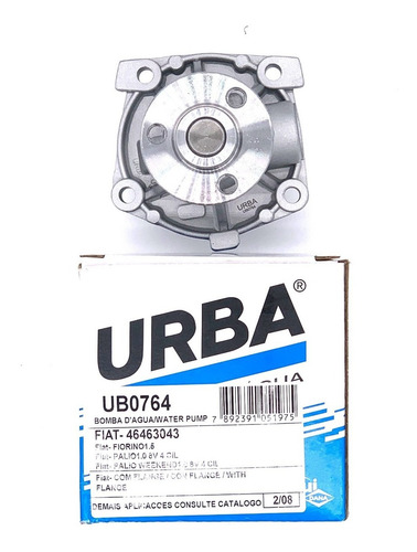 Bomba De Agua Para Motor Fiat Uno 1.4spazio/tucan/fiorinompi