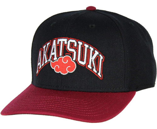 Naruto Akatsuki Sasuke Nube Roja Emblema Ajustable Snapback 