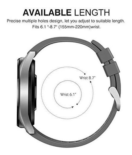 Imagen 6 de 8 de Moko 3 Pack Band Compatible Con Huawei Reloj Gt 2 Pro / Gt 2